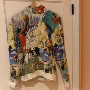 Jordan Multicolor Sports Graphic Hoodie